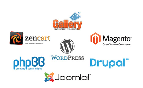 One-Click Installs for WordPress, Drupal, Joomla, Magento and more